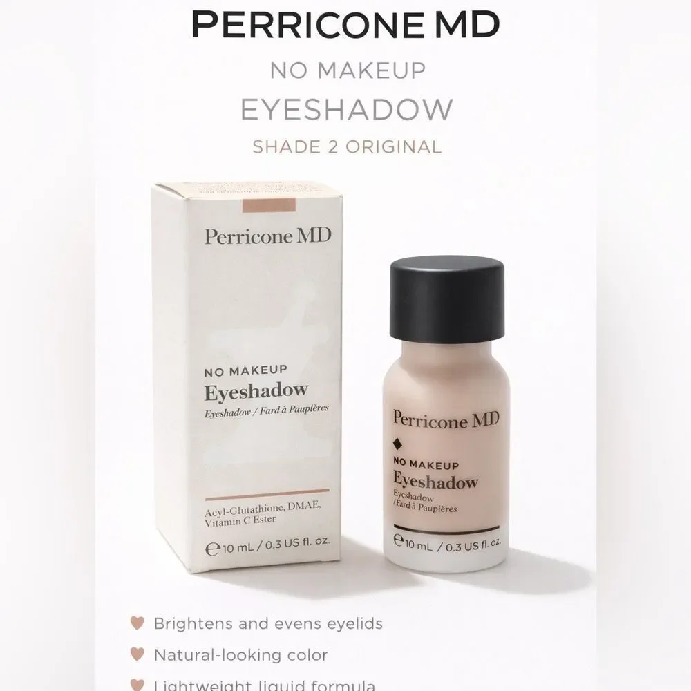 Perricone MD No Makeup Eyeshadow Shade 2 Original 10mL Full Size. NIB!